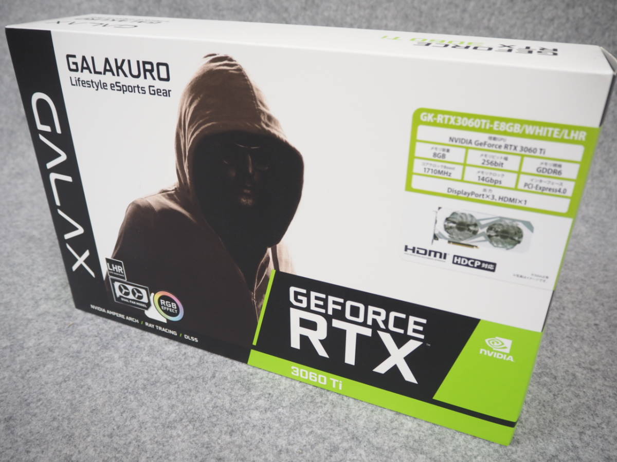 GALAKURO Geforce RTX3060Ti グラフィックボード